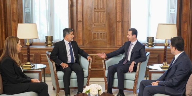 الرئيس الأسد للمنظري: وحدة المصلحة الإقليمية الصحية تقتضي تعاون الدول لمجابهة الأمراض