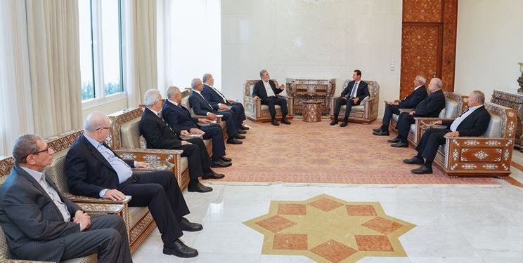 قيادي فلسطيني للميادين: اللقاء مع الأسد إيجابيٌ وتجاوزٌ للماضي