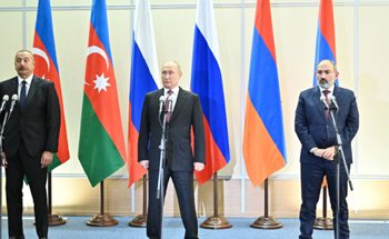 قمة ثلاثية تجمع بوتين بزعيمي أرمينيا وأذربيجان الأسبوع القادم