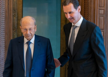 الرئيس الأسد يستقبل الرئيس اللبناني السابق العماد ميشال عون