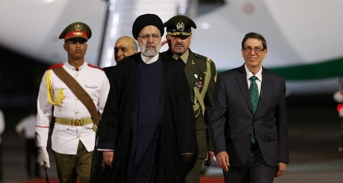 الرئيس الإيراني إبراهيم رئيسي يصل إلى كوبا في محطّته الأخيرة ضمن جولته في أميركا اللاتينية.