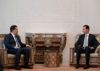 الرئيس الاسد يستقبل رئيس الوزراء العراقي محمد شياع السوداني