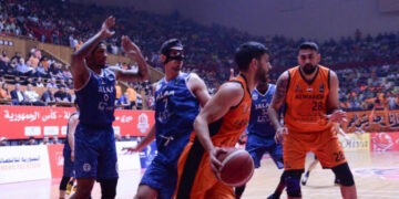نادي الجلاء في المباراة النهائية لكرة السلة يفوز على نادي الوحدة