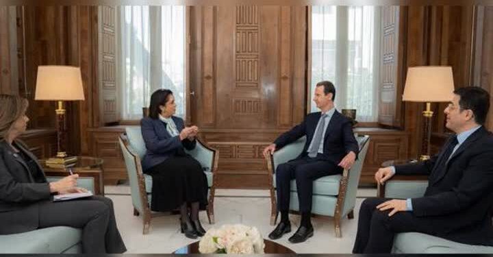 الرئيس الأسد يبحث مع مديرة الصحة العالمية واقع القطاع الصحي واحتياجاته