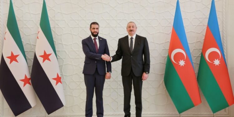 الشرع يجري زيارة رسمية إلى أذربيجان